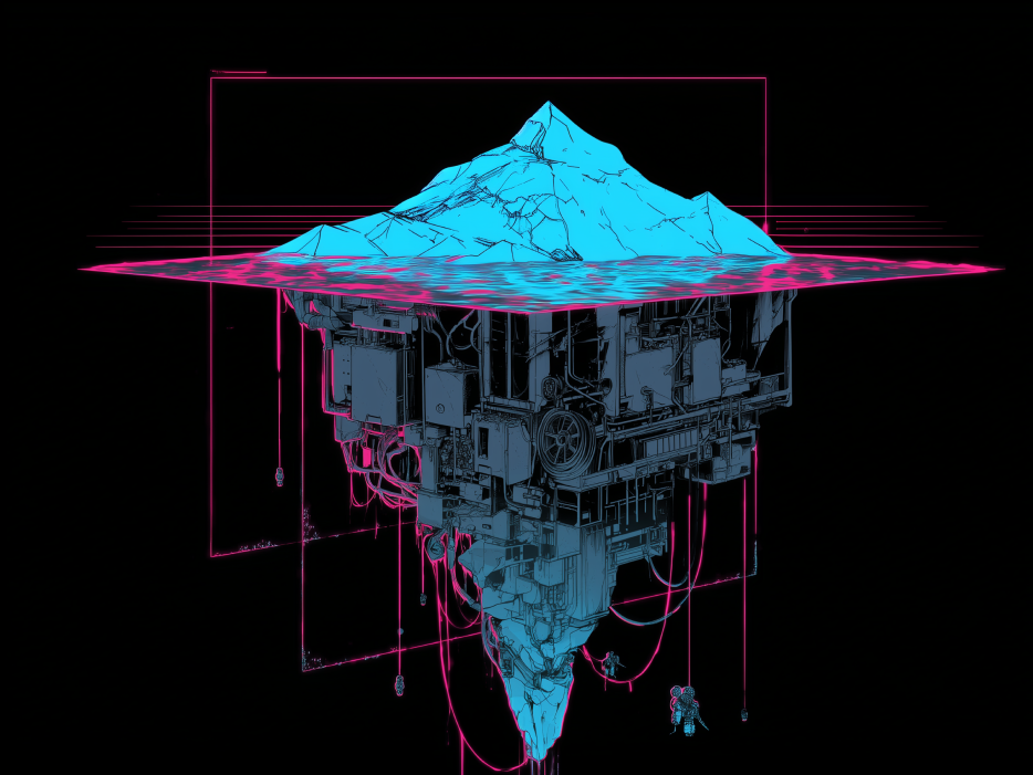The iceberg of large IT departments